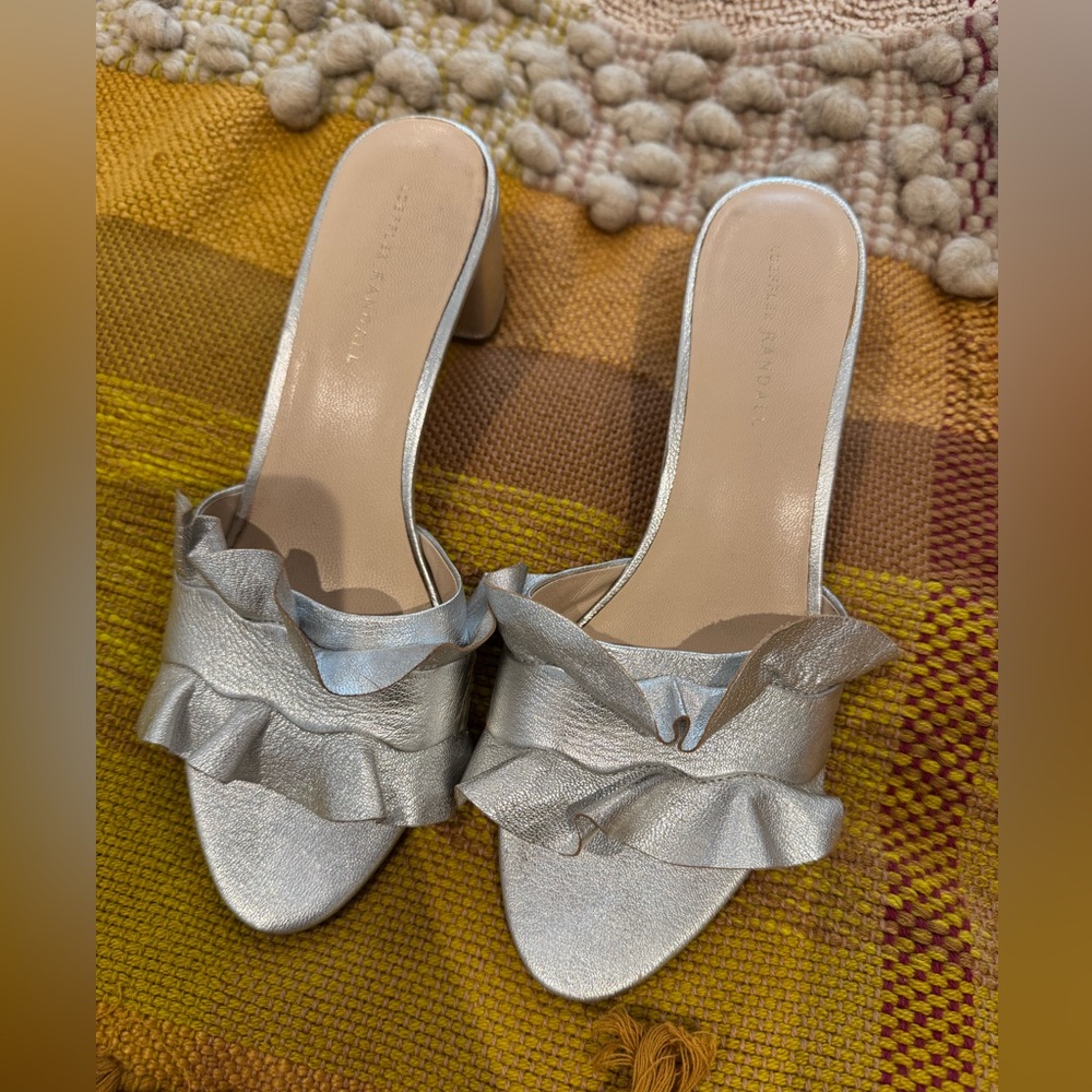 Loeffler Randall Silver Shoes 10